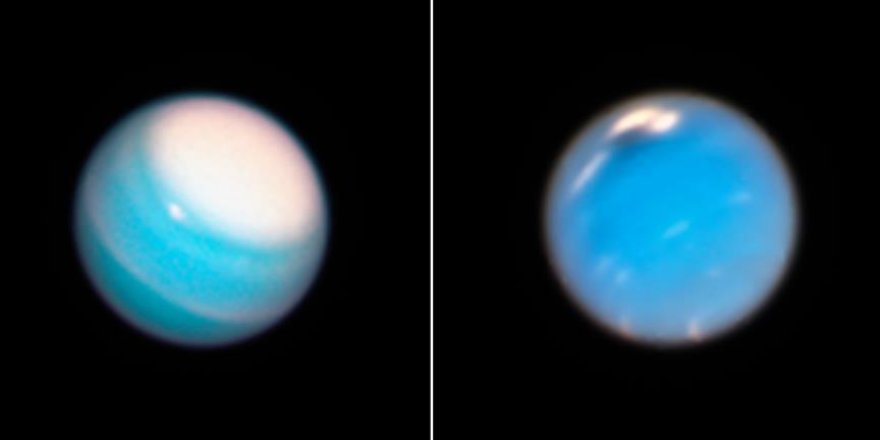 Neptün ve Uranüs'teki tefekkürlük anlar görüntülendi