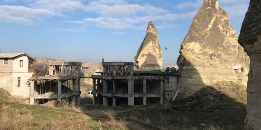 Peribacalarına otel yapılmasına büyük tepki