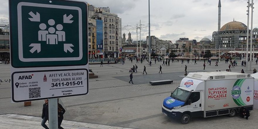 Beyoğlu'da afet durumunda 42 toplanma noktası var