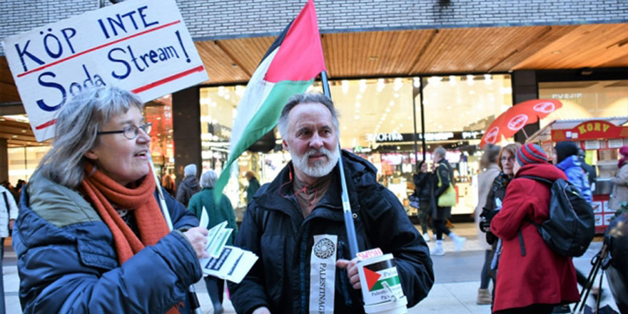 İsveç'te 'İsrail boykot et' eylemi