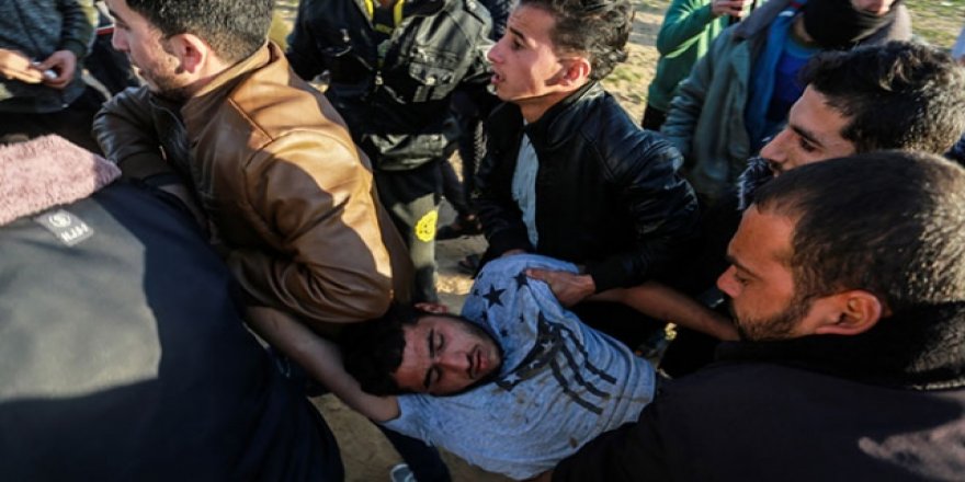 İşgalci İsrail Gazze'de saldırdı: 9 yaralı