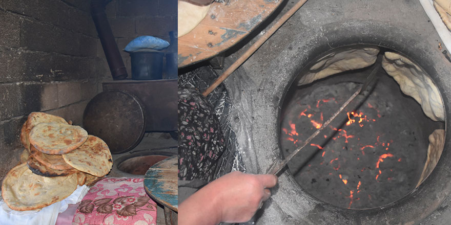 Soğuk havada sofralar tandır ekmeğiyle ısınıyor
