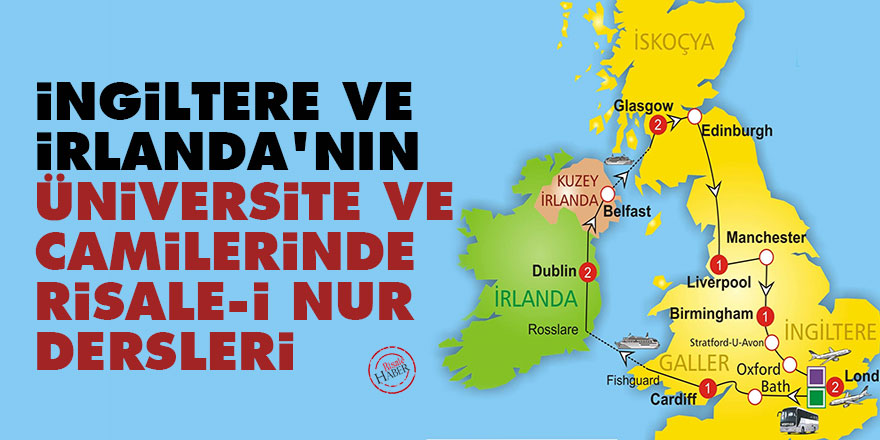 İngiltere ve İrlanda'nın üniversite ve camilerinde Risale-i Nur dersleri