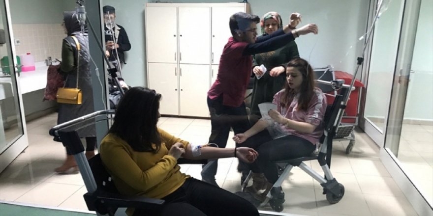 Karabük'te 35 kişi hastanelik oldu