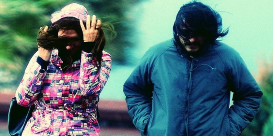 3 şehre kuvvetli rüzgar ve fırtına uyarısı