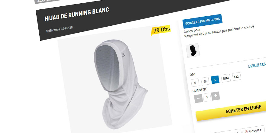 Fransız mağaza korktu, başörtüsü satışını iptal etti