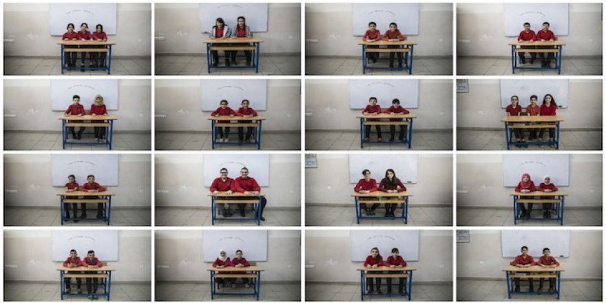 Bu okulda 17 ikiz ve 3 üçüz eğitim görüyor