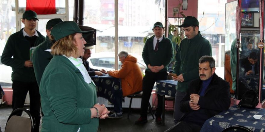 Erzurum'da 4 memur bağımlılığa savaş açtı