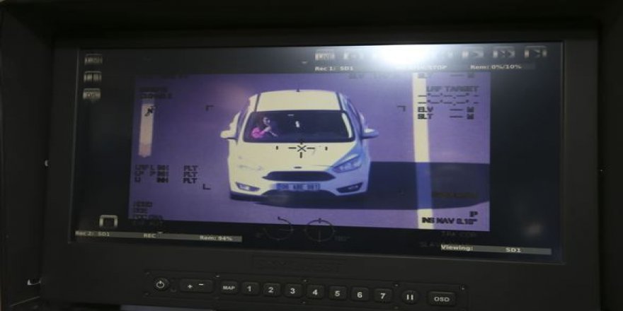 Trafik denetimleri havadan yapılıyor