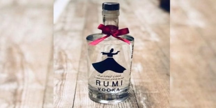 Mevlana logolu içki şişesi rezaletine büyük tepki