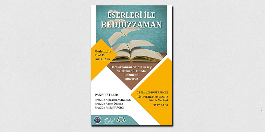Bursa'da Bediüzzaman Said Nursi programı