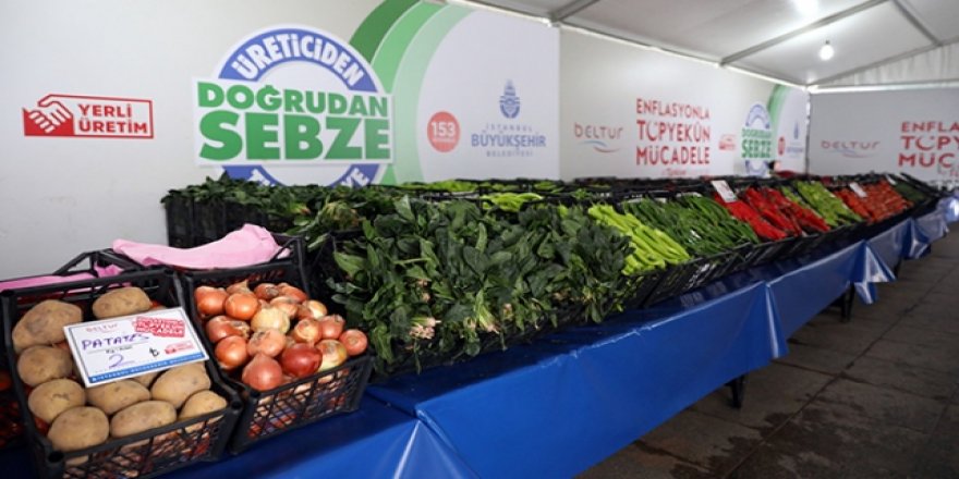 Tanzim noktalarında 14 bin ton meyve-sebze satıldı