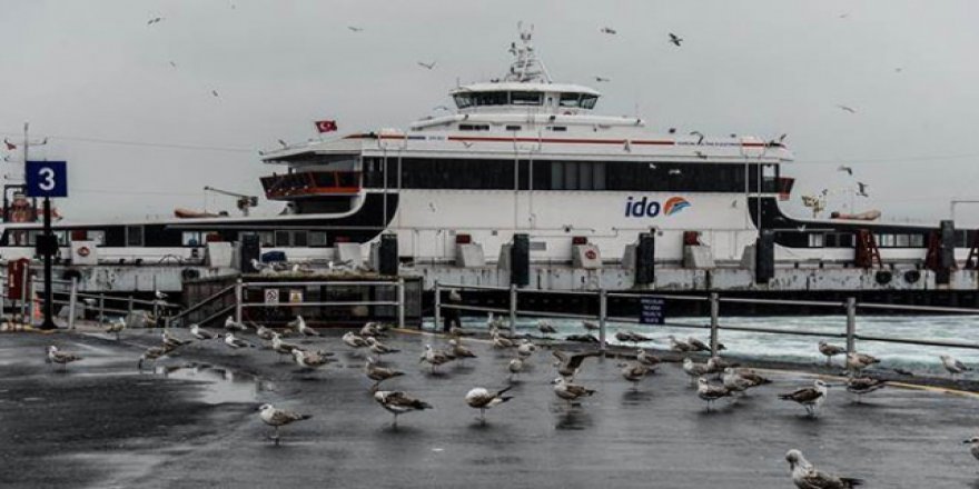 İDO ve BUDO'nun seferlerine hava engeli