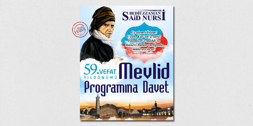 Diyarbakır Said Nursi Mevlidi'ne hazırlanıyor