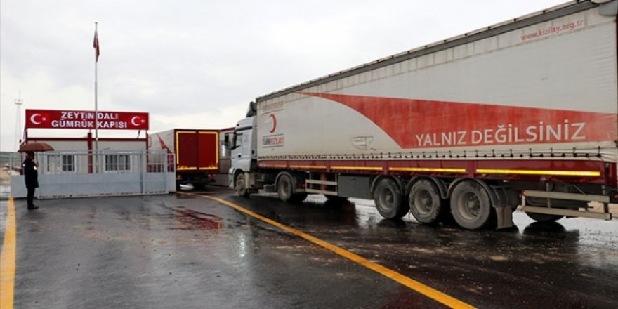 Zeytin Dalı Gümrük Kapısı yardımlar için açıldı