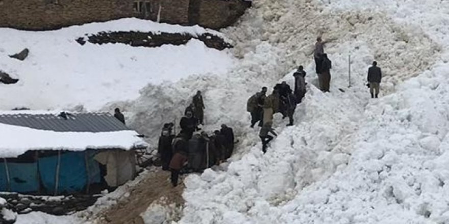 Hakkari-Şırnak kara yolunu çığ düştü