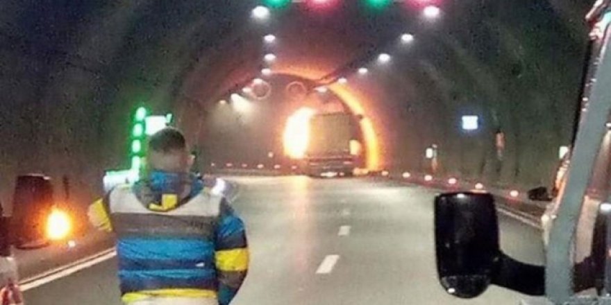 Sabuncubeli Tüneli tek yönlü trafiğe kapatıldı