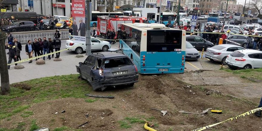 İstanbul'da felaketten dönüldü: 3 yaralı