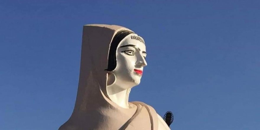 Müslüman ülkede tepki çeken heykel