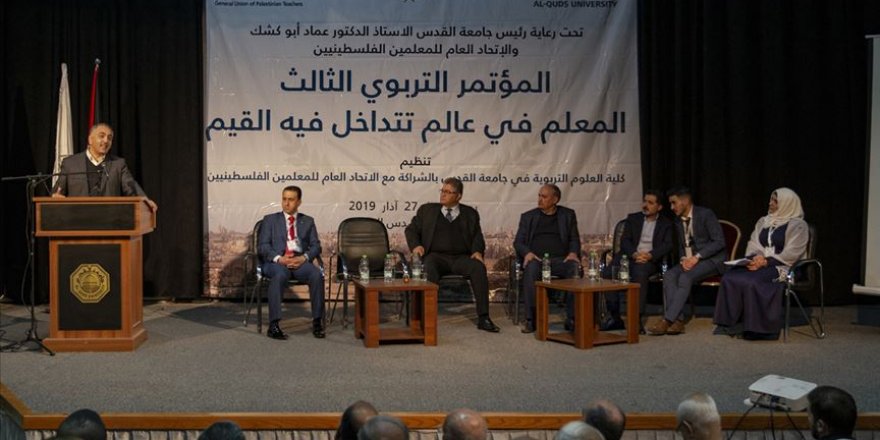 Eğitim-Bir-Sen heyeti Filistinli öğretmenlerle buluştu