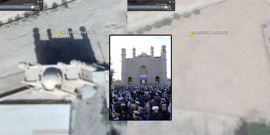 Çin, 800 yıllık camiyi yerle bir etti