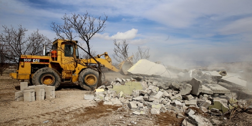 Kapadokya’da son 5 ayda 101 yapı yıkıldı