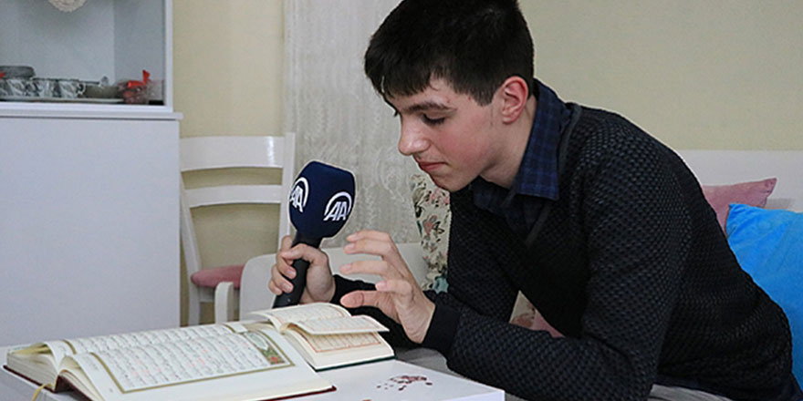 Maşallah: Otizmli genç hafız oldu