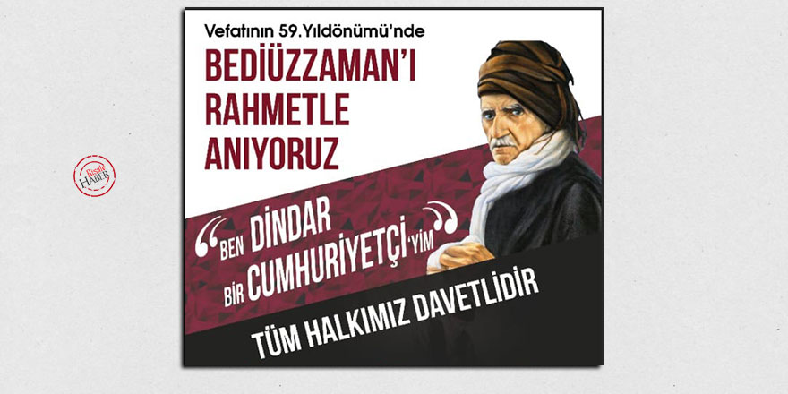 Van'da Said Nursi'yi anma programı: Ben dindar bir cumhuriyetçiyim