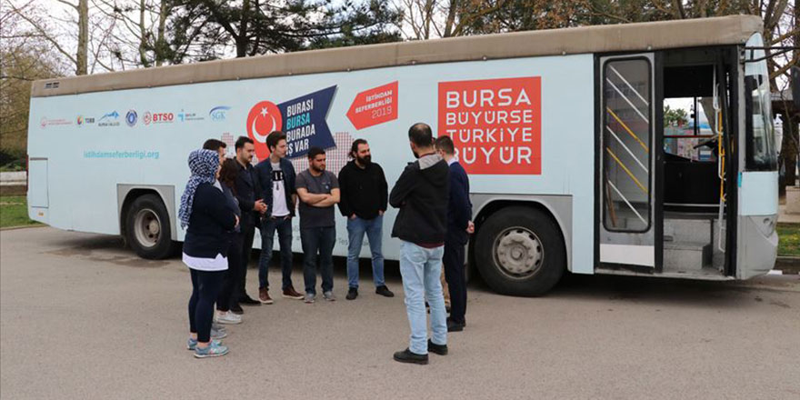 120 bin ek istihdam için Bursa'yı dolaşıyor