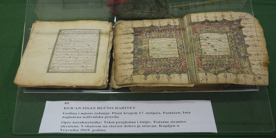Bosna Hersek'te Kur'an-ı Kerim sergisi