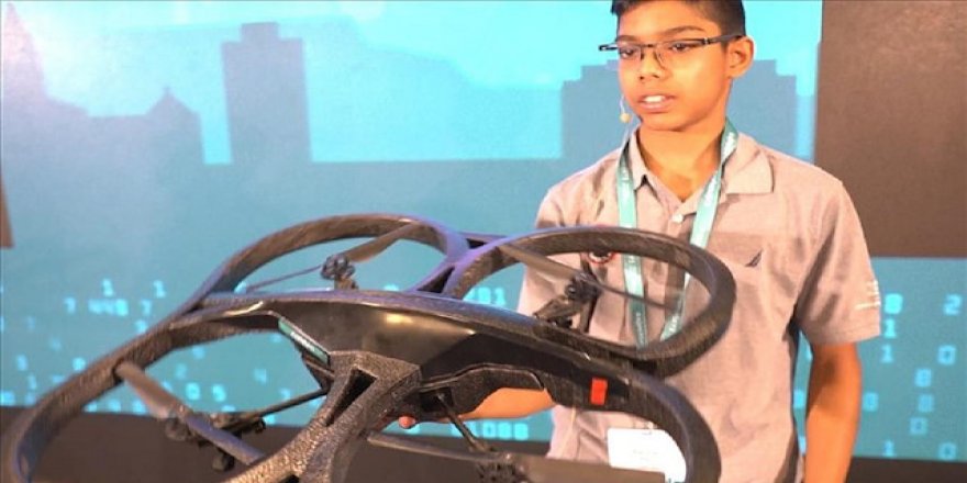13 yaşındaki çocuk drone'u 10 dk'da ele geçirdi
