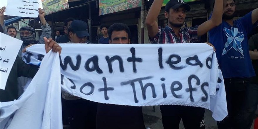 Deyrizor'da YPG/PKK işgaline karşı protestolar devam ediyor