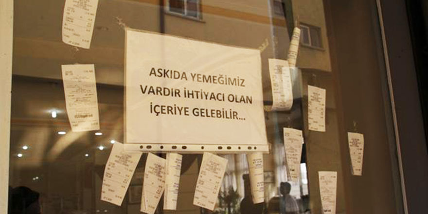 Vatandaşlara 'askıda yemek' çağrısı