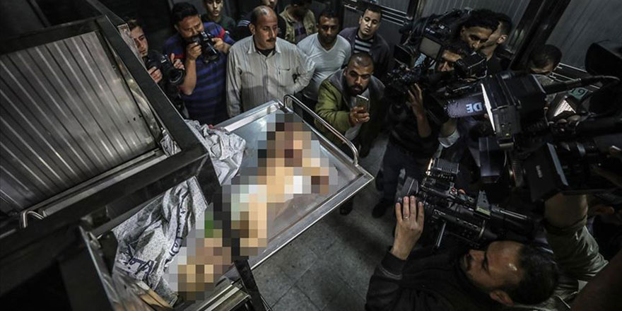 İsrail'in Gazze saldırılarında Filistinli bir bebek ve hamile bir kadın şehit oldu