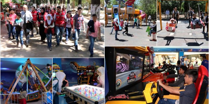 Savaş mağduru Afrinli çocukların Türkiye'de mutlu günü