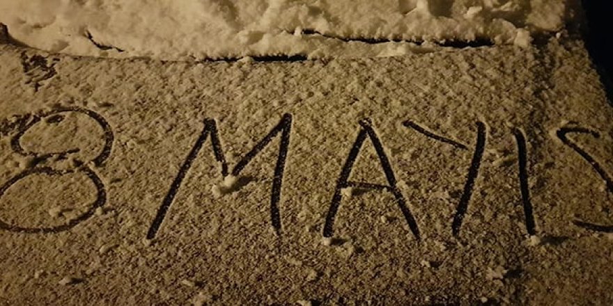 Konya'da 8 Mayıs sabahı kar sürprizi