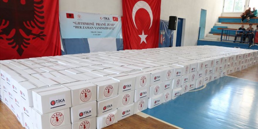 TİKA'dan Arnavutluk'ta ihtiyaç sahiplerine ramazan yardımı