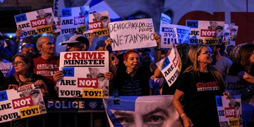 İşgalci İsrail'e başkentinde protesto şoku