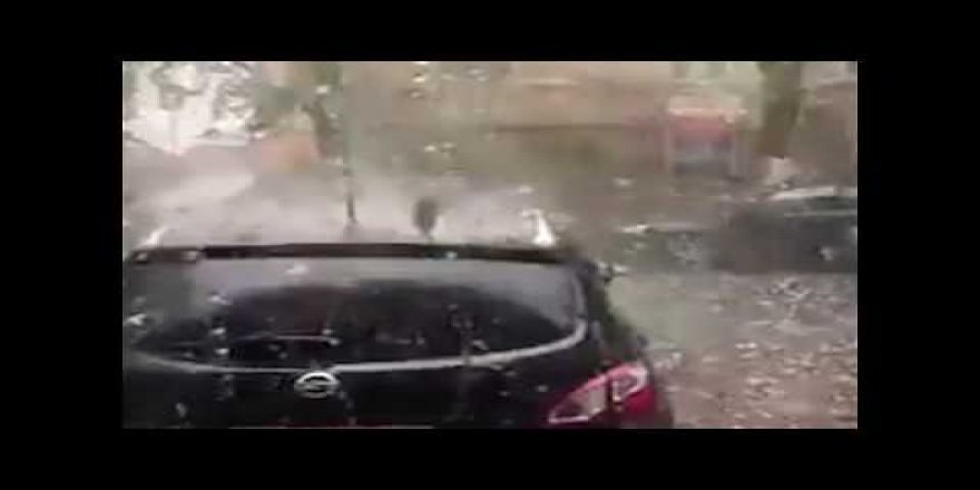 Romanya'da yumurta büyüklüğünde dolu yağdırıldı