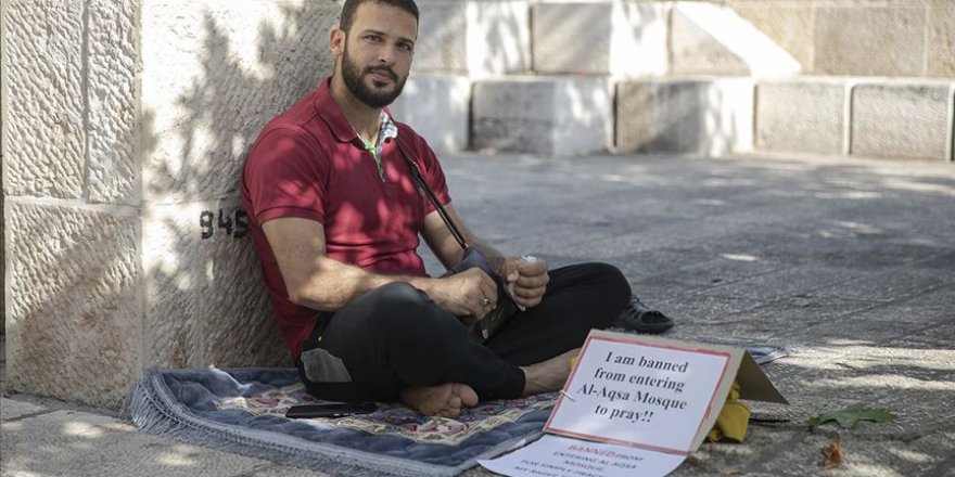 İşgalci İsrail'in baskıları Filistinli Halil'i pes ettirmedi