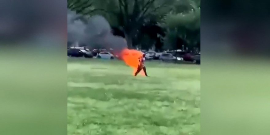 Beyaz Saray önünde ilginç olay