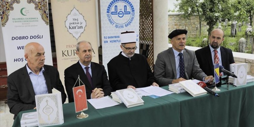 TDV’nin Boşnakça Kur'an-ı Kerim meali Saraybosna’da tanıtıldı