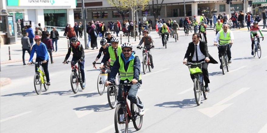 Bu şehirde her hanede bir bisiklet var
