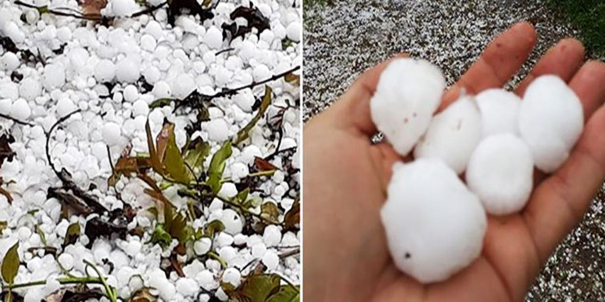 Kastamonu'da 12 saat dolu yağdı