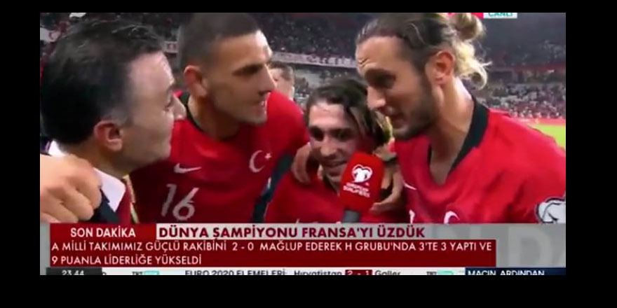 Futbolcuların Fransa galibiyeti kutlaması: Allah'a şükürler olsun