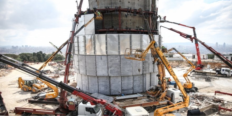 İstanbul'un yeni sembolü tamamlanıyor