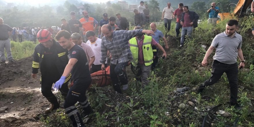 Trabzon'daki sel felaketinde 3 kişi hayatını kaybetti