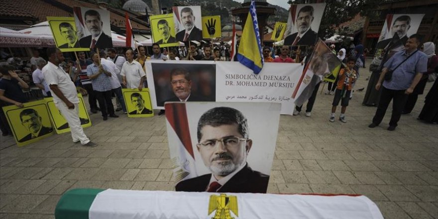 Bosna'nın başkentinde Mursi gösterisi