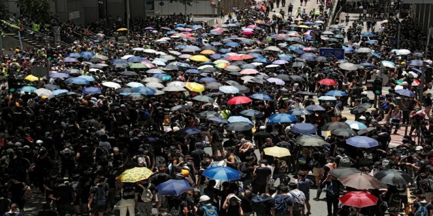 Hong Kong'da Çin'in yeni güvenlik yasa tasarısı protesto edildi