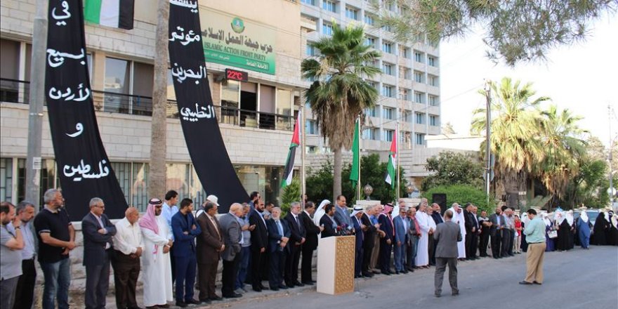 Filistin'i bölme planları Ürdün'de protesto edildi